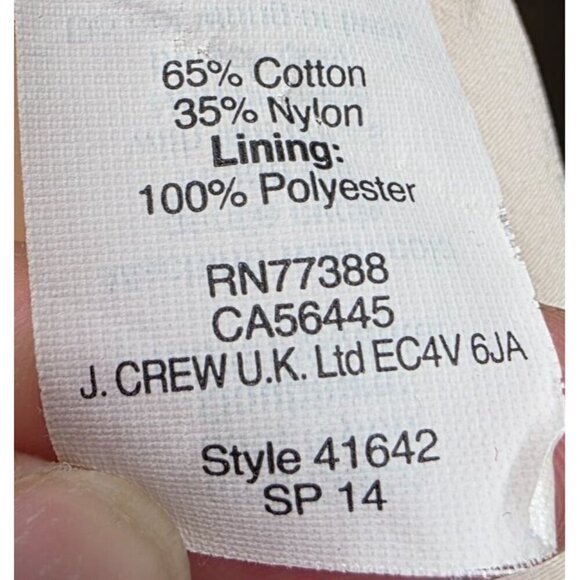 J Crew Blush Broderie Anglaise Dress, size 0 - Picture 14 of 16